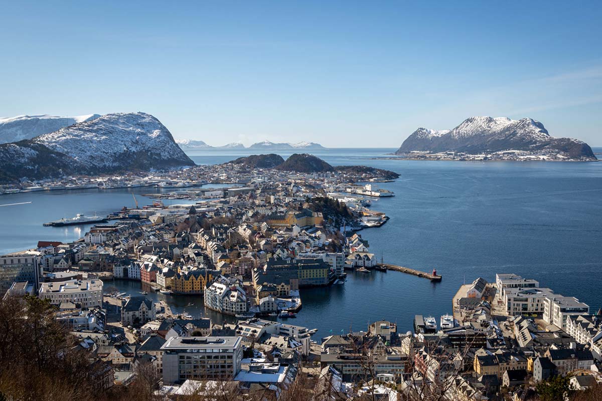 vue-ville-alesund-norvege