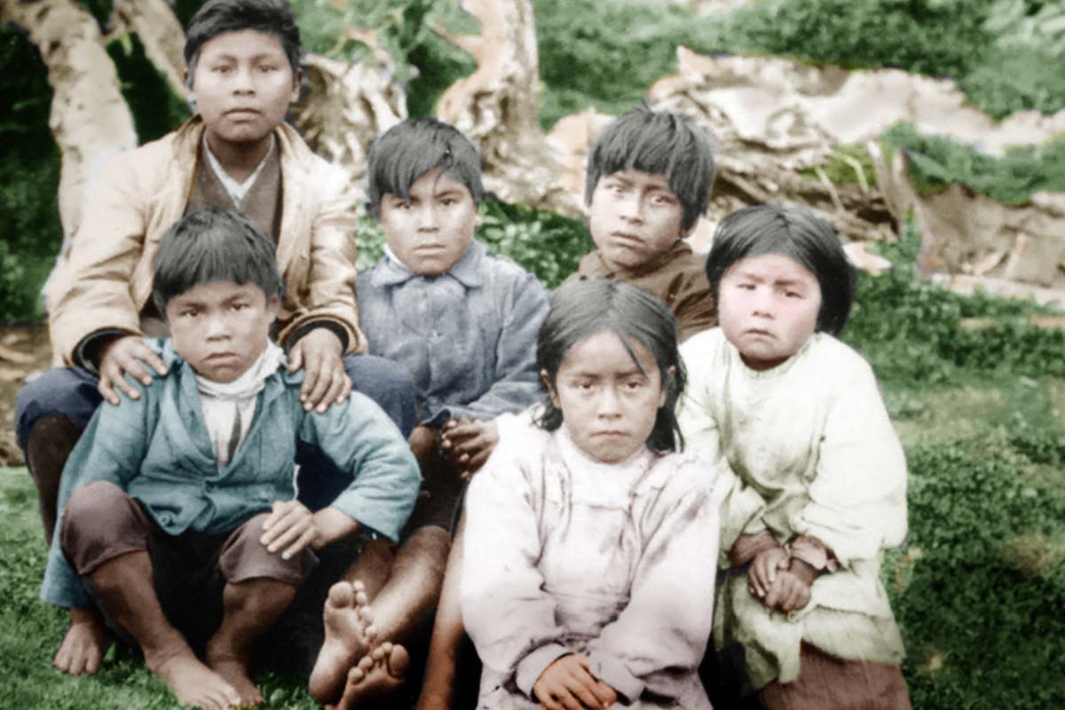enfants-population-yagans-sud-chili